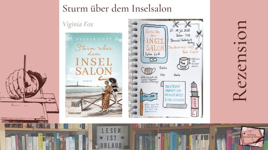 Rezension zum historischen Frauenroman: Sturm über dem Inselsalon von Sylvia Lott