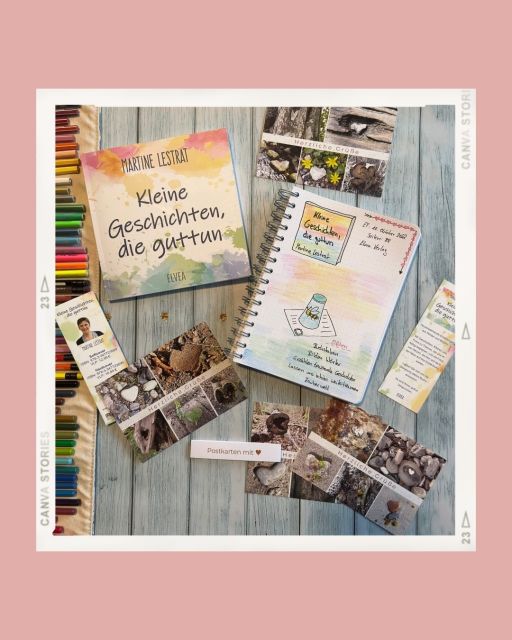 Sketchnotes zur Rezension von Kleine Geschichten die guttun von Martine Lestrat