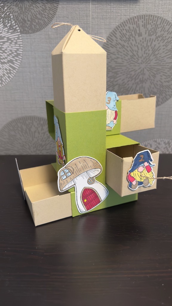 Adventssonntage Box mit Wichteln aus dem Stempelset: Aus dem Wichtelwunderland von Stampin Up