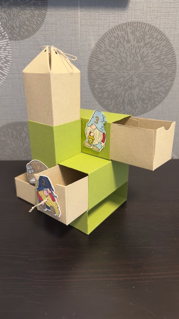 Adventssonntage Box mit Wichteln aus dem Stempelset: Aus dem Wichtelwunderland von Stampin Up