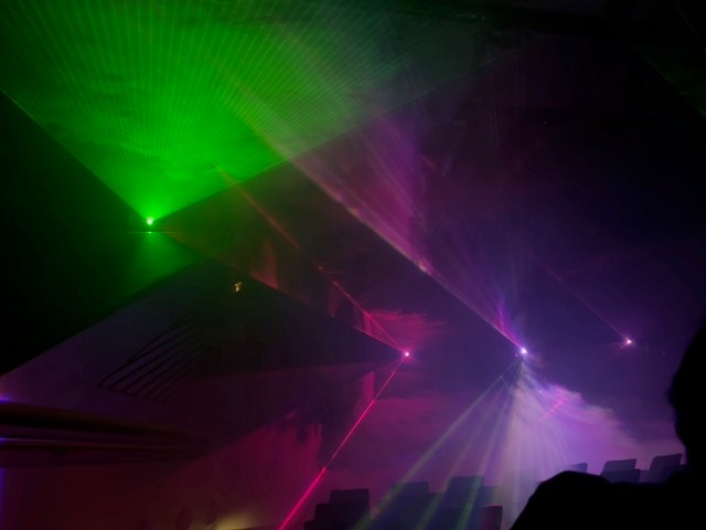 Lasershow in der phaeno Wolfsburg