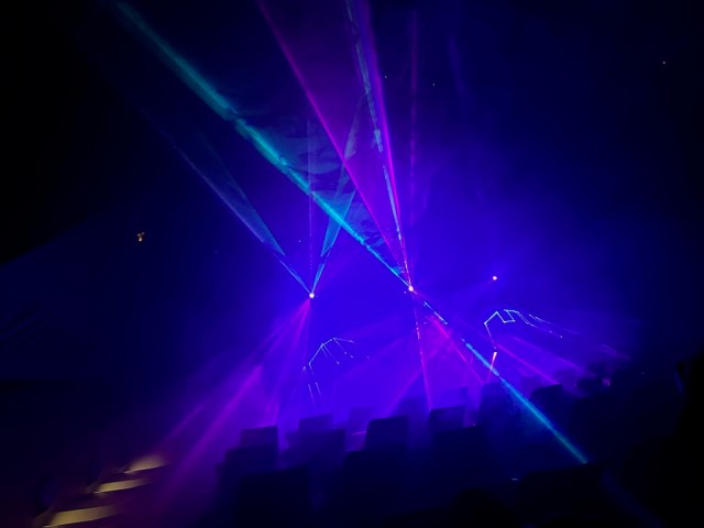 Lasershow in der phaeno Wolfsburg