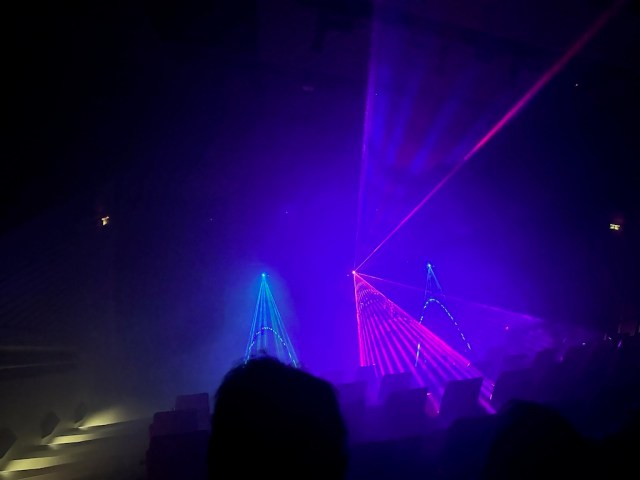 Lasershow in der phaeno Wolfsburg