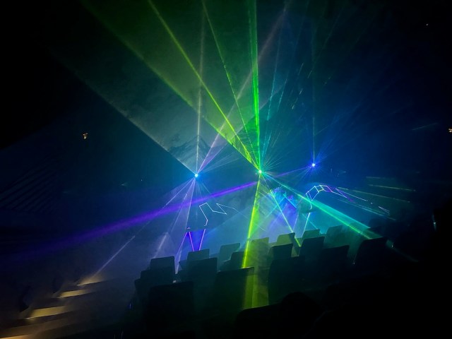 Lasershow in der phaeno Wolfsburg