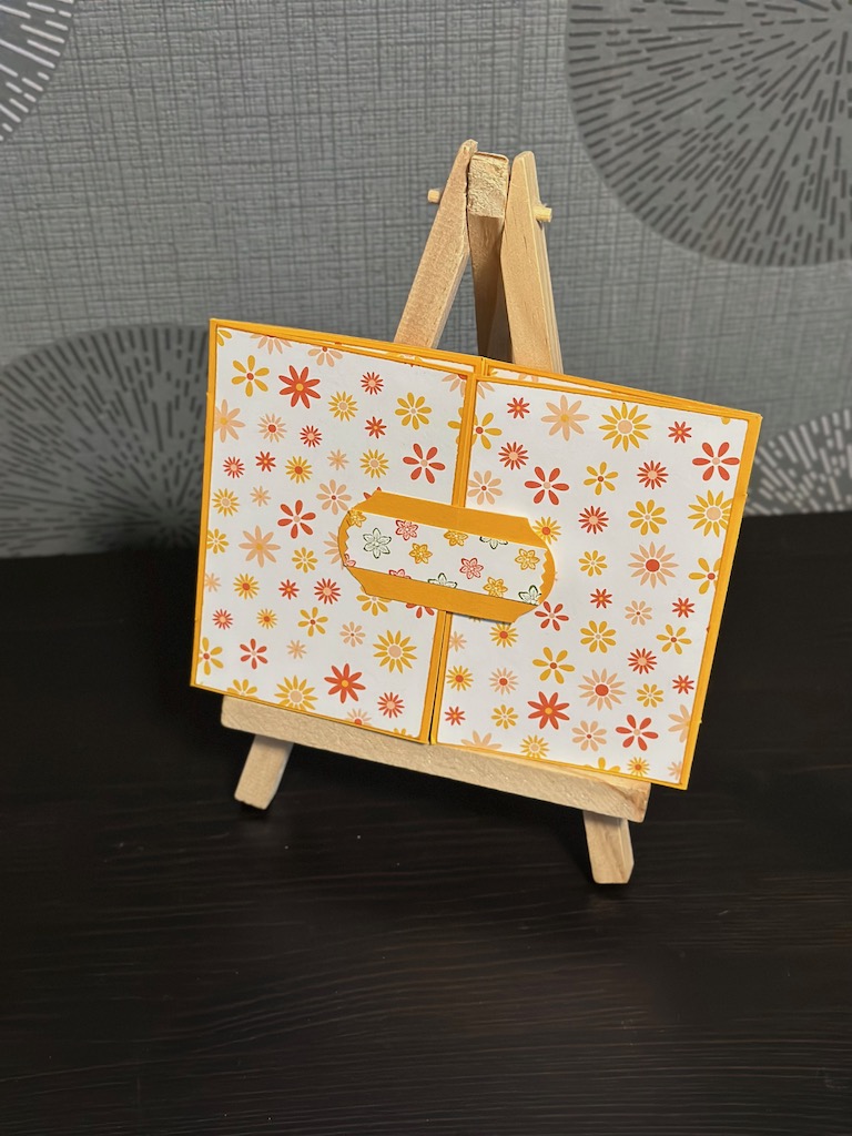 Zauberkarte zum Geburtstag mit einem Geheimfach. Gebastelt mit Produkten von Stampin Up von Kerstins Kartenwerkstatt.