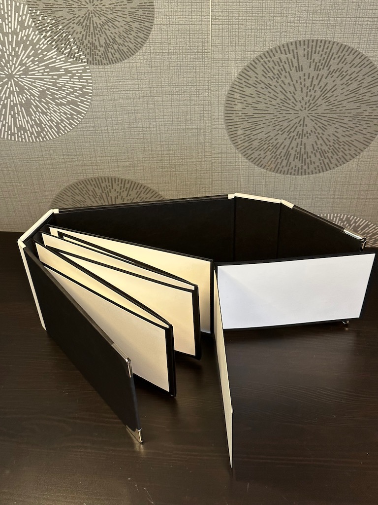 selbst gebasteltes Album mit mehreren Seiten zum Ausklappen entstanden auf dem Teamtreffen in Jever 2023 mit Produkten von Stampin Up