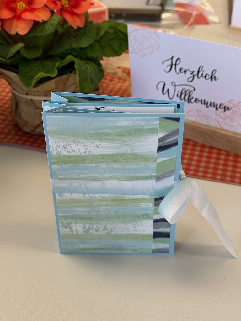 Maritime Album Karte mit viel Platz für Glückwünsche oder kleine Fotos