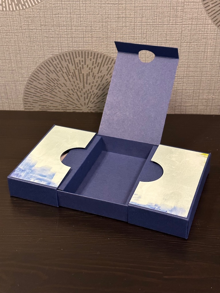 Schiebebox mit Geheimfach gebastelt mit Produkten von Stampin Up