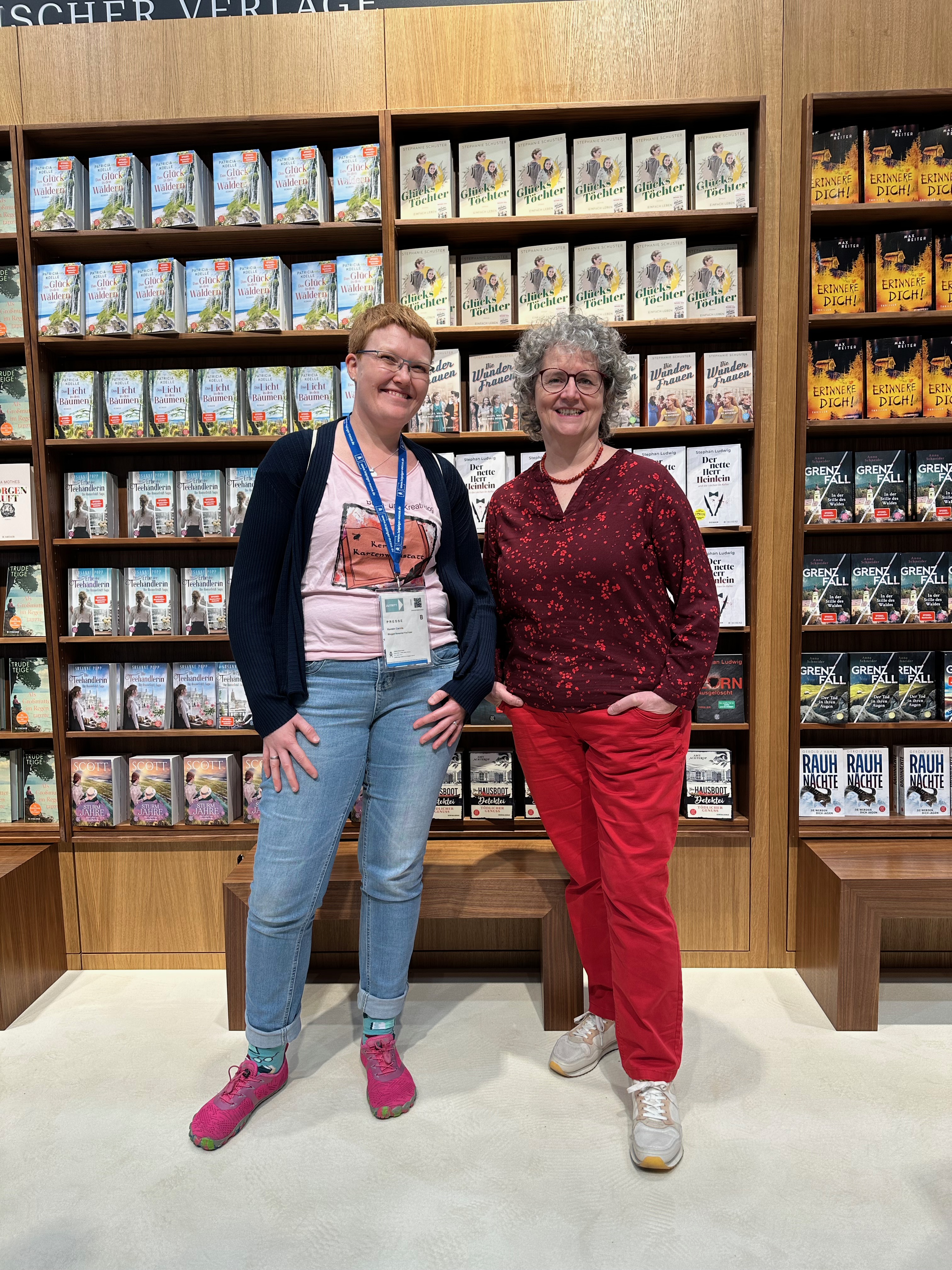 Meet and Greet mit Stephanie Schuster am Stand vom S. Fischer Verlag auf der Leipziger Buchmesse