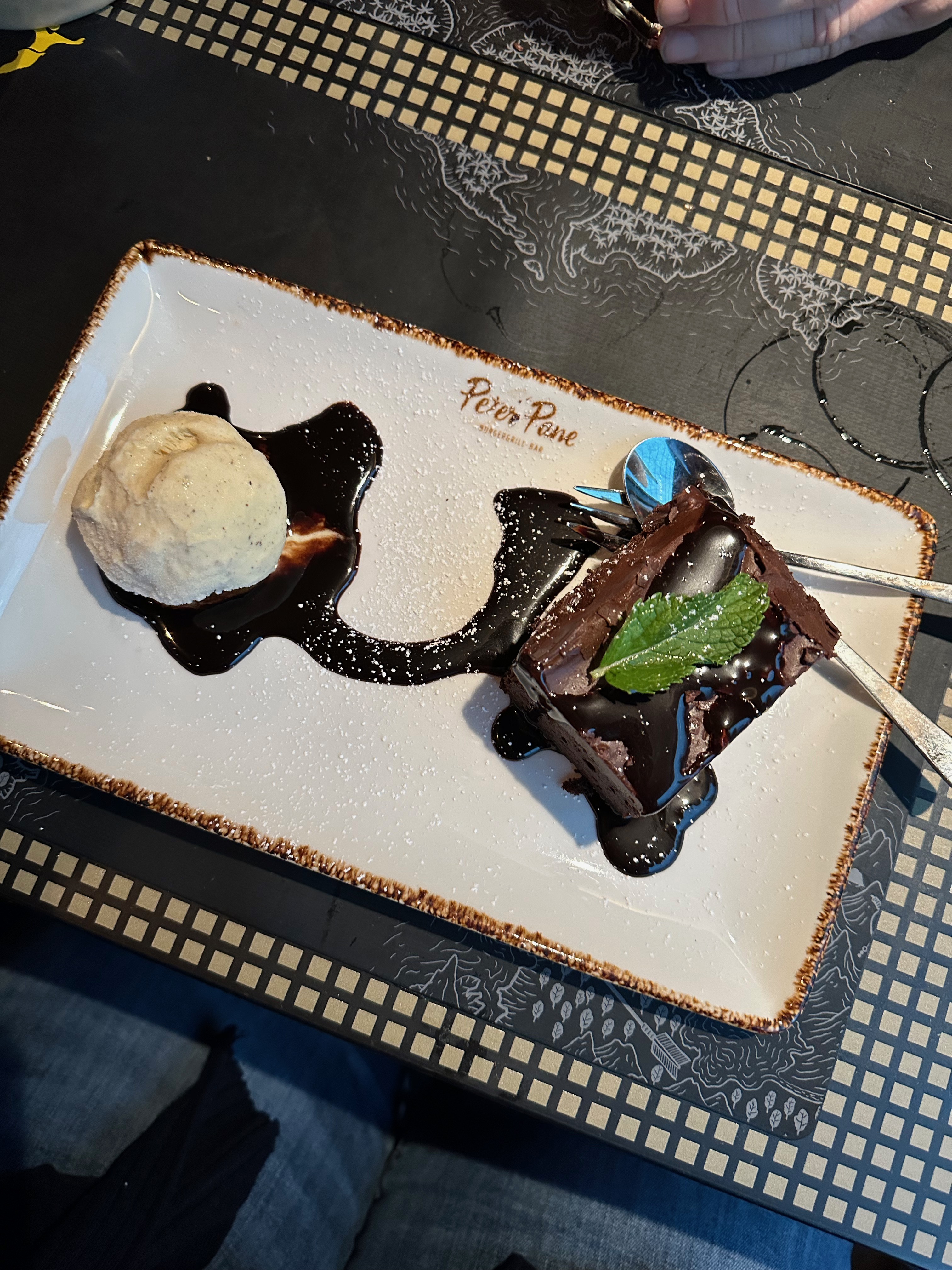 Nachtisch im Peter Pane in Leipzig beim Treffen der Bloggerlounge vom Selfpublisher Verband