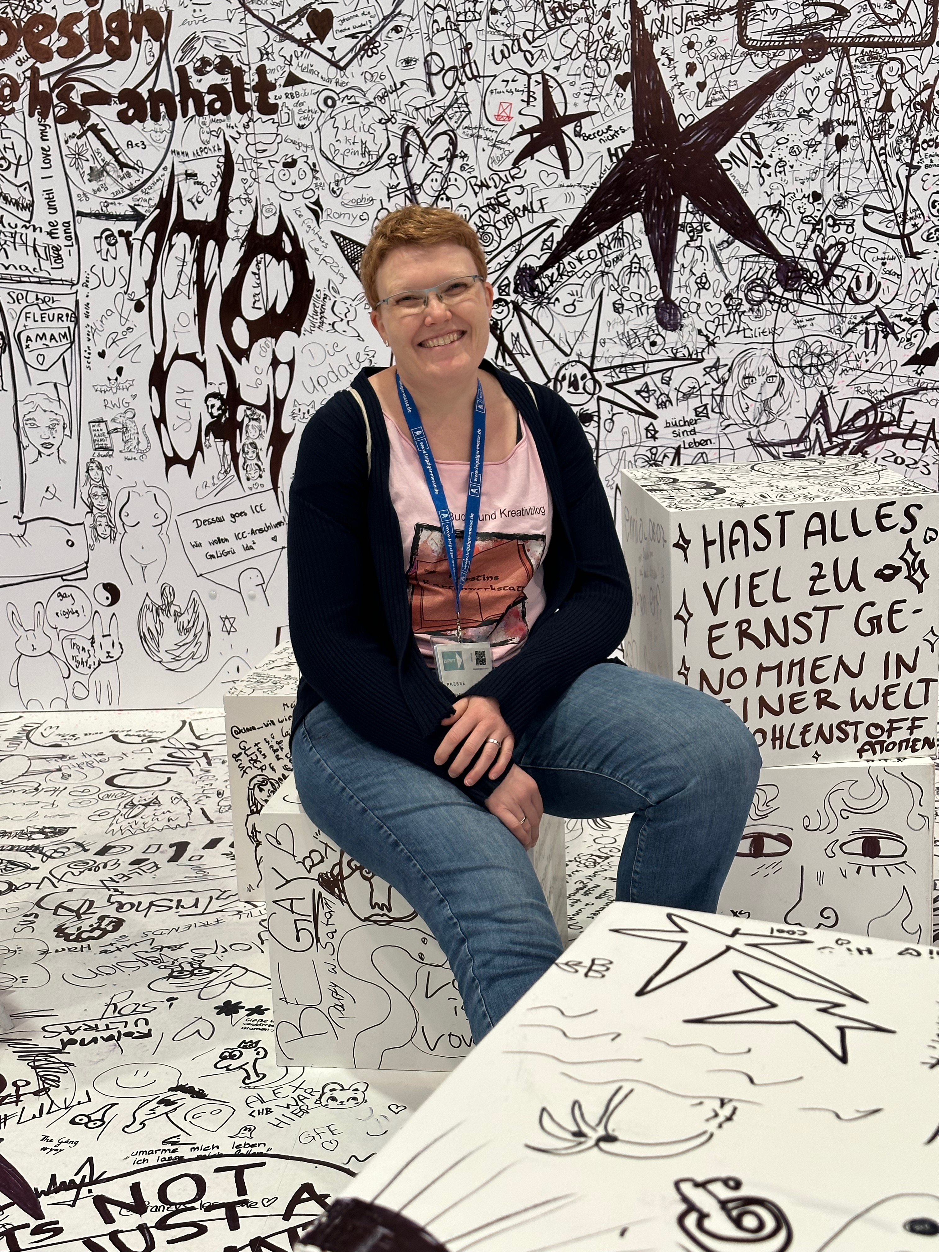 Ich auf der Leipziger Buchmesse