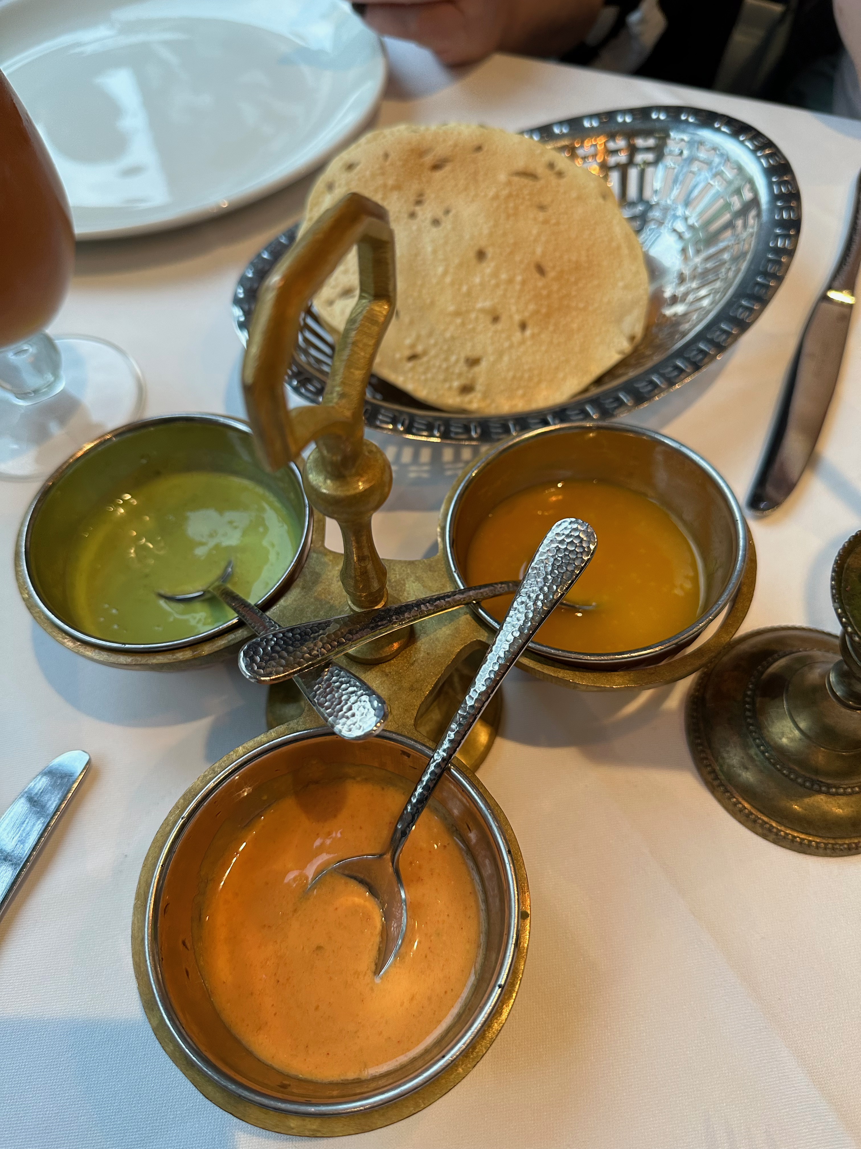 Essen beim Inder in Leipzig