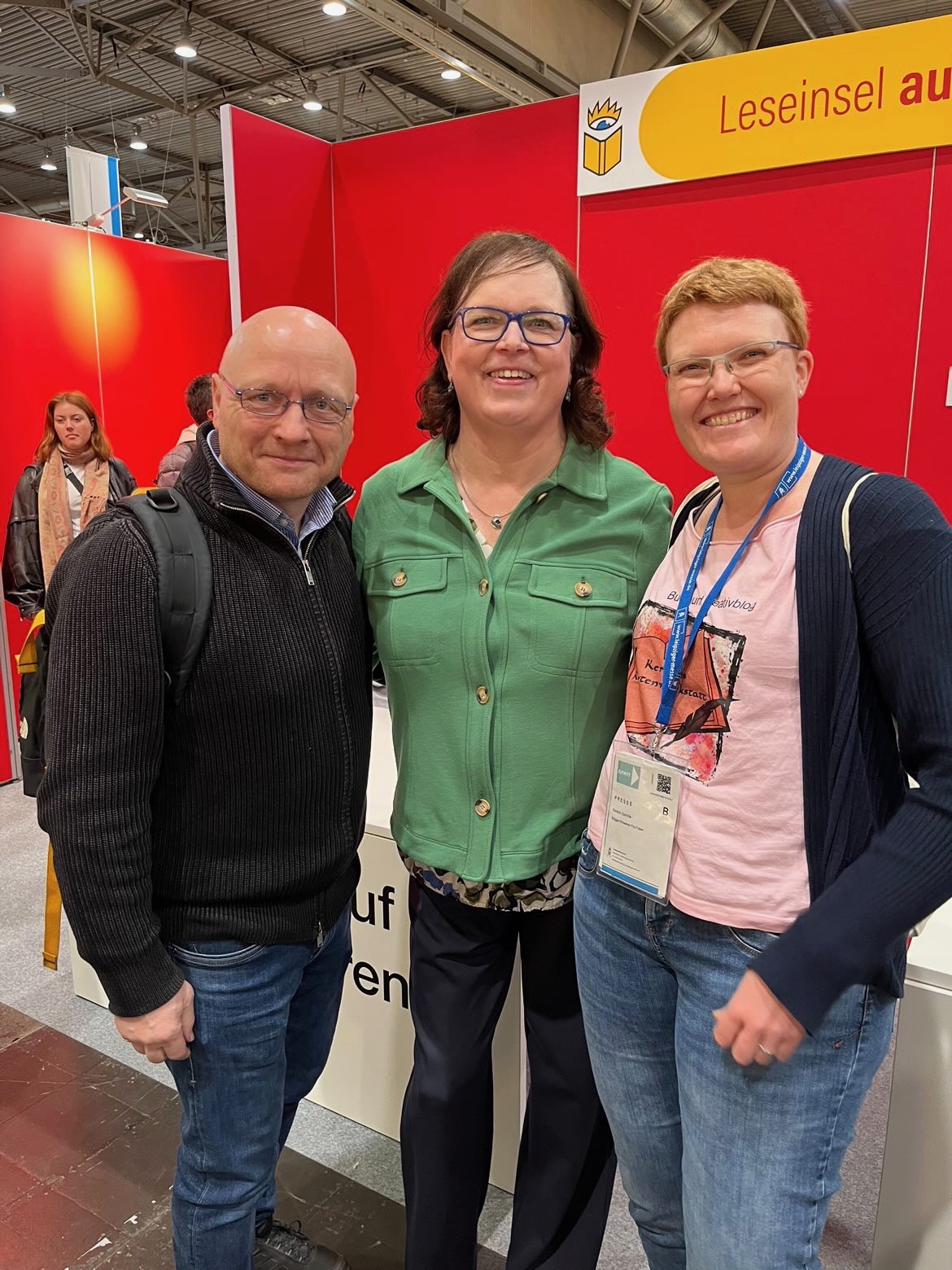 Foto mit Dirk Osygus und Vera Nentwich