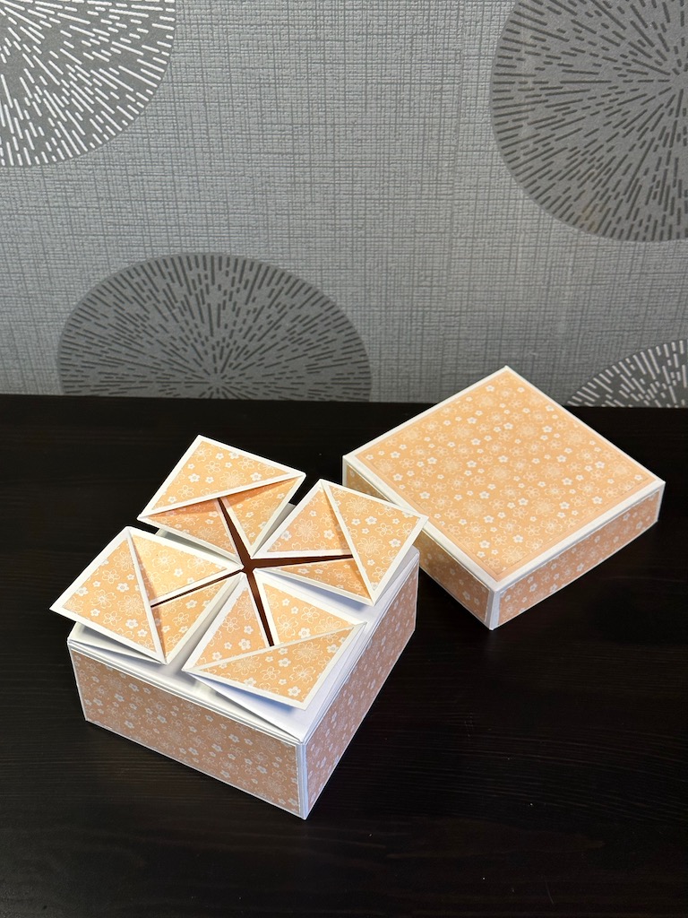 Napkin Fold Box gebastelt mit Produkten von Stampin Up.