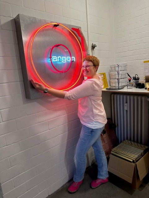 Kerstins Kartenwerkstatt zu Besuch im Argon Verlag