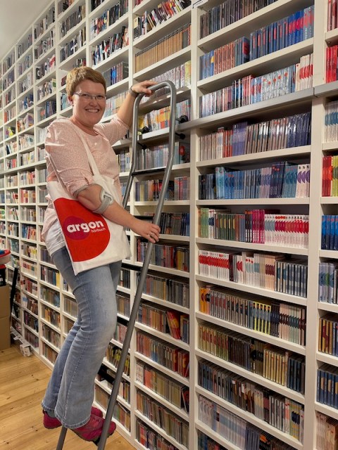 Kerstins Kartenwerkstatt zu Besuch im Argon Verlag