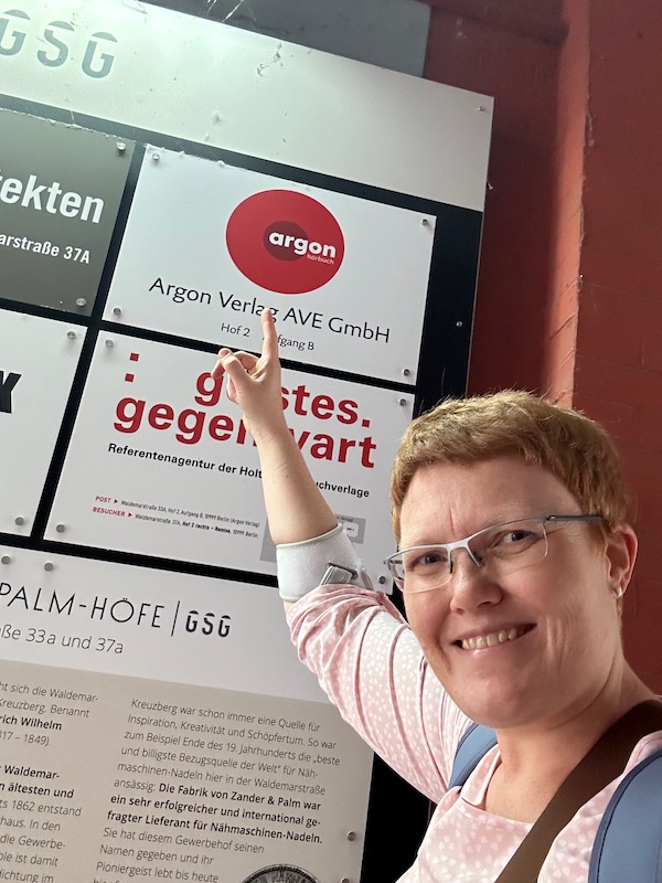 Kerstins Kartenwerkstatt zu Besuch im Argon Verlag