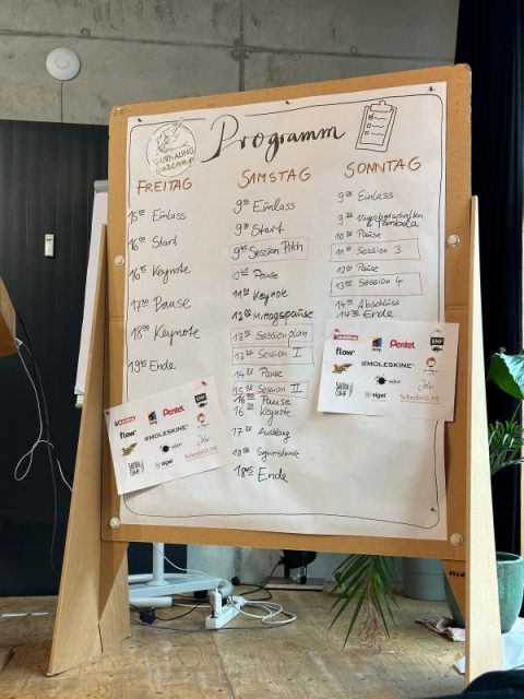 Programm vom Journaling Barcamp 2023 in Hamburg