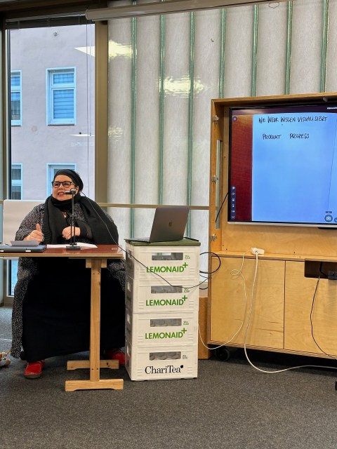 Session: Wie Wehr Wissen visualisiert mit Tanja Wehr auf dem Journaling Barcamp 2023 in Hamburg