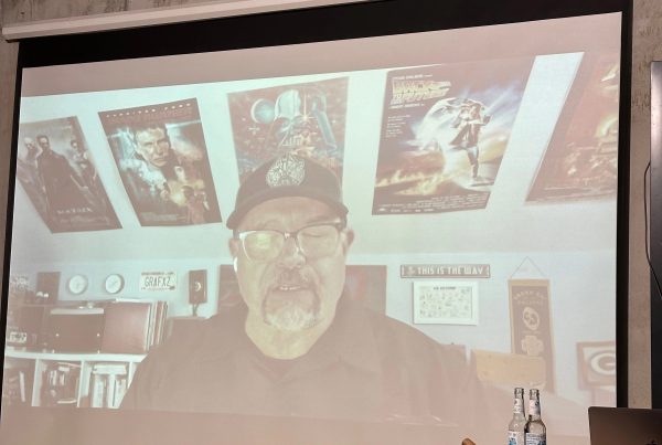 Video Botschaft von Mike Rohde auf dem Journaling Barcamp 2023 in Hamburg