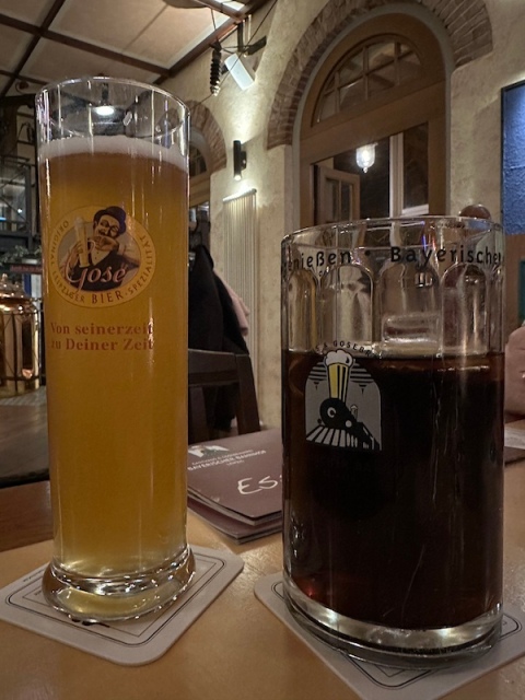 Bier im Bayerischer Bahnhof in Leipzig