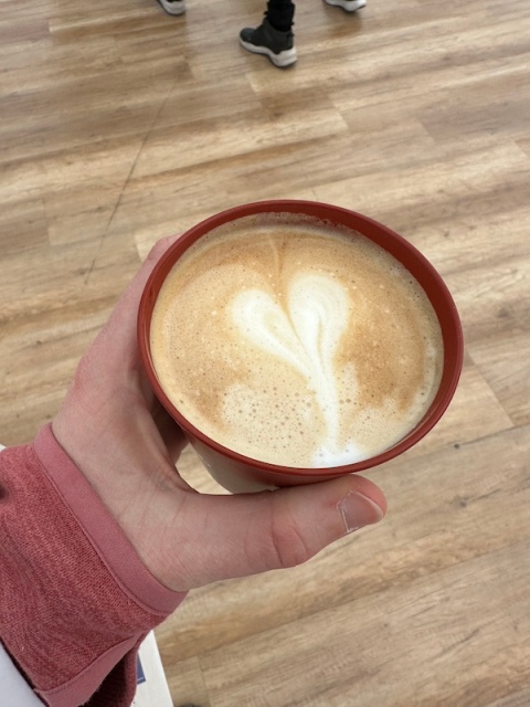 Ein Kaffee mit Herz
