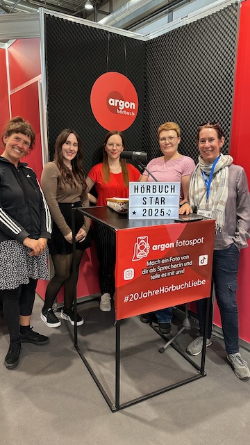 Foto vom Bloggertreffen beim Argon Verlag mit Henriette Schreurs