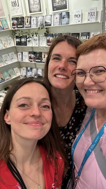 Foto von Kerstin mit Andrea WIlk und Nadine Teuber