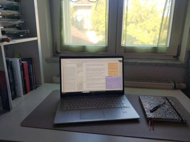 Arbeitsplatz Andrea Voggenreiter