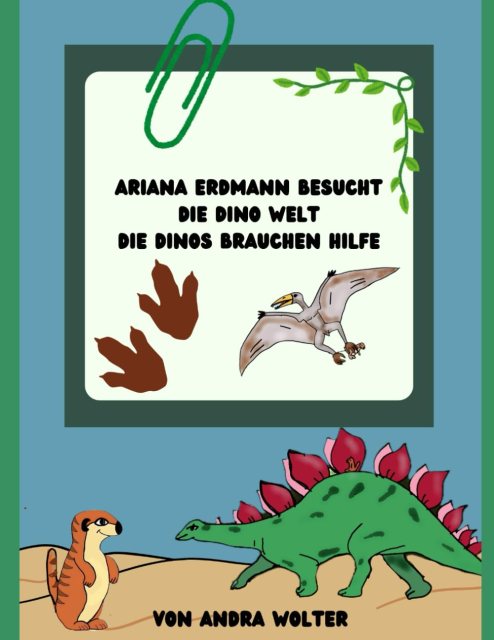 Kinderbuch: Ariana Erdmann besucht die Dino Welt - Die Dinos brauchen Hilfe von Andra Wolter
