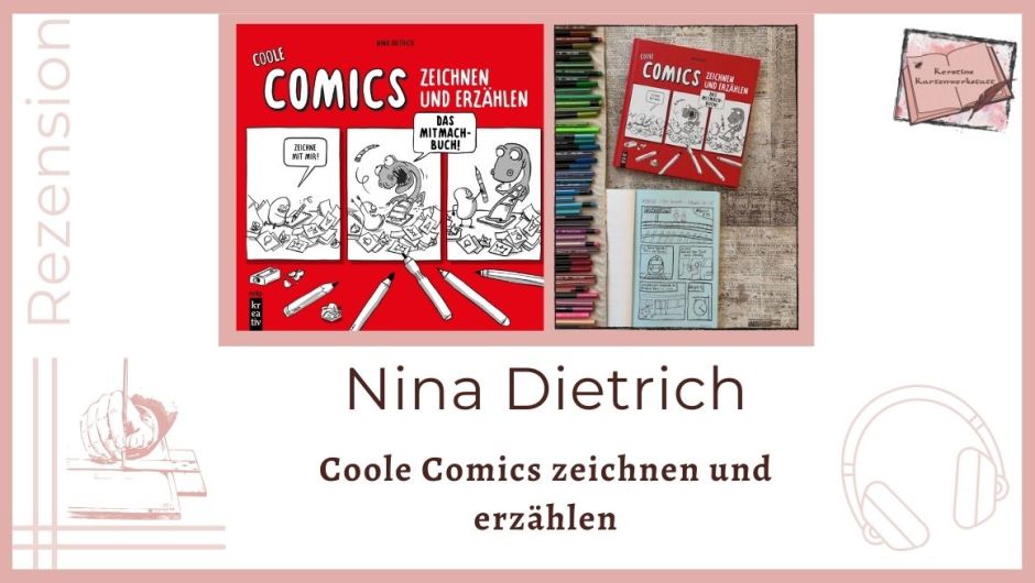 Zu sehen ist das Cover vom Sachbuch: Coole Comics zeichnen und erzählen von Nina Dietrich. Das Buch erschien im mitp Verlag Und ein Auszug aus meinem Tagebuch Comic über die Leipziger Buchmesse 2025