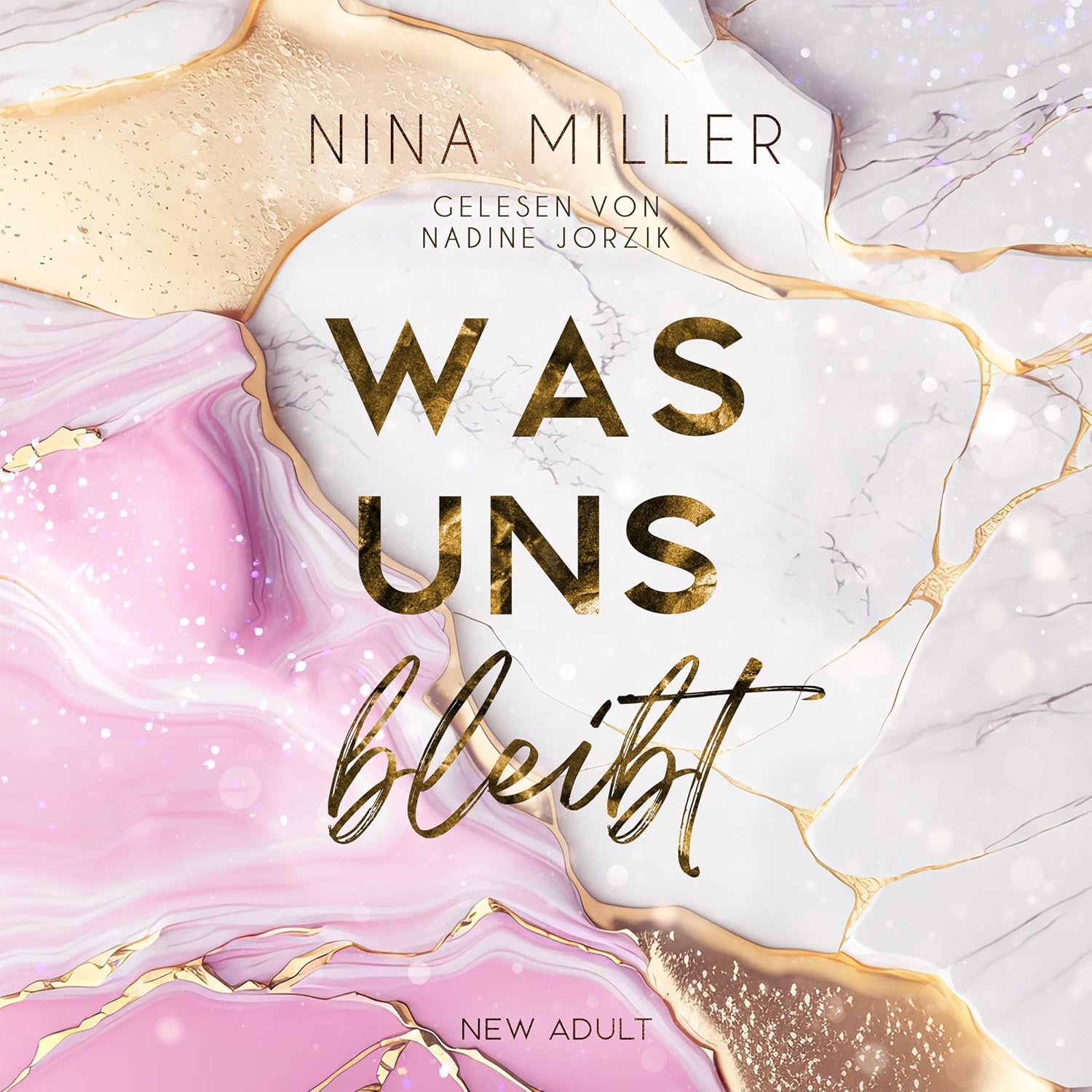Zu sehen ist das Cover von Hörbuch: Was uns bleibt von Nina Miller und eingelesen von Nadine Jorzik