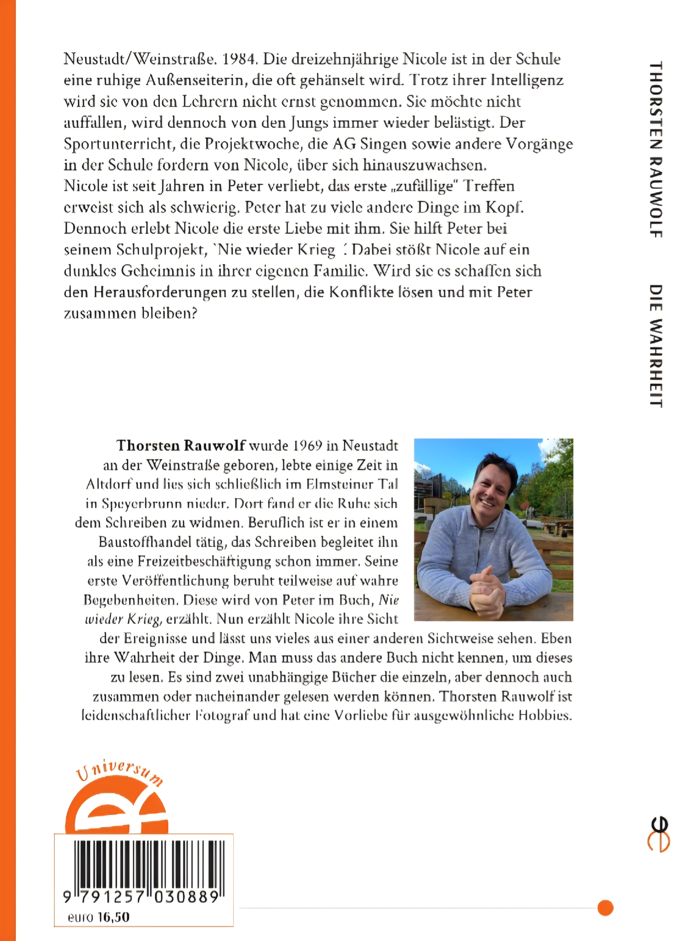 Die Wahrheit von Thorsten Rauwolf Klappentext