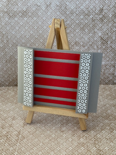 Horizontal Curtain Fund fold Card für Männer zum Geburtstag mit Werkzeug gebastelt mit Material von Stampin Up von Kerstins Kartenwerkstatt