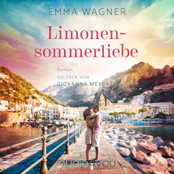 Zu sehen ist das Cover vom Hörbuch: Limonensommerliebe von Emma Wagner erschienen bei Audio4you und eingelesen von Giovanna Meyrat