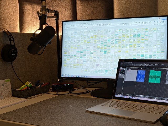 Arpeitsplatz von Yvette Preiser