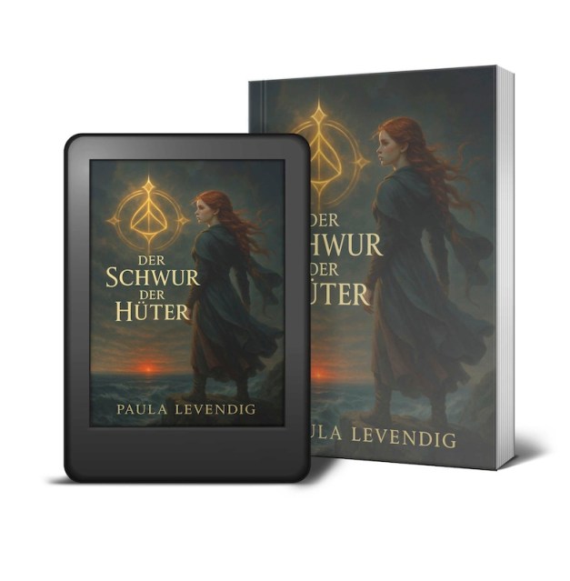 Zu sehen ist das Cover vom Roman: Der schwur der Hüter von Paula Levendig